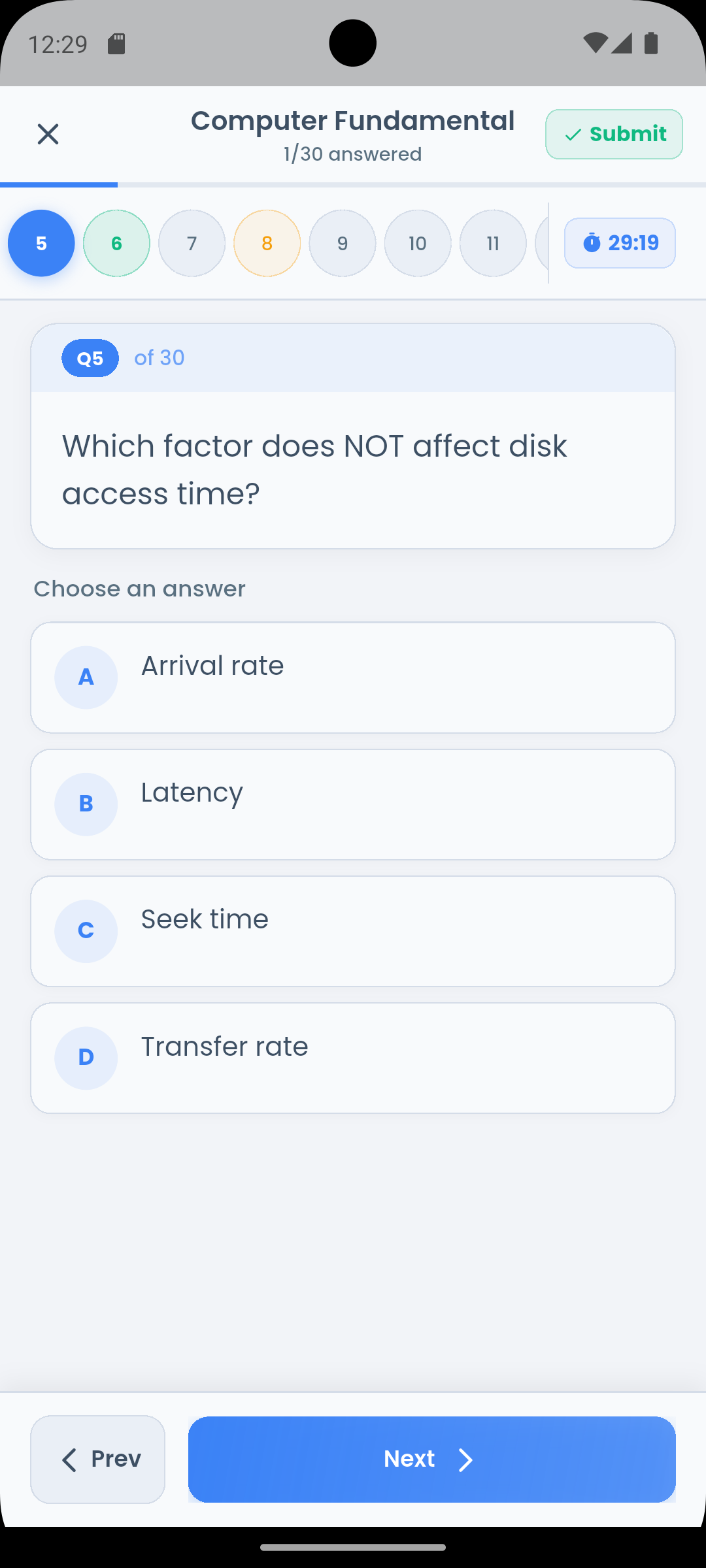 Test Screen